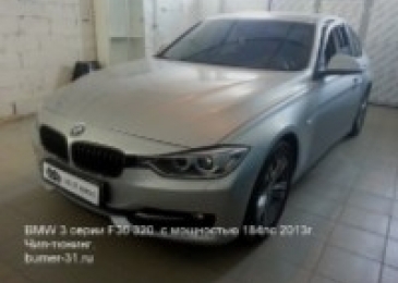 Чип-тюнинг BMW 320i в кузове F30 184hp 2013 года выпуска