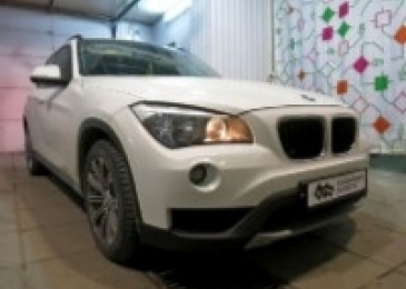 Чип-тюнинг с отключением и удалением катализаторов на BMW X1 2.0i 184hp 2012 года выпуска 