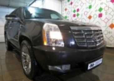 Чип-тюнинг и снятие лимитера скорости на Cadillac Escalade 6.2 409hp 2010 года выпуска