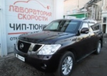 Программное отключение катализаторов на Nissan Patrol 5.6 AT 405hp 2011 года выпуска