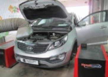 Чип-тюнинг Kia Sportage 2.0 150hp 2013 года выпуска