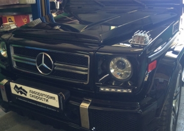 Чип тюнинг с отключением клапана EGR на  Mercedes G55 KOMPRESSOR AMG 507hp 2010 года выпуска