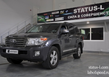 Чип тюнинг Toyota Land Cruiser 200 4.5d 235hp 2012 года выпуска