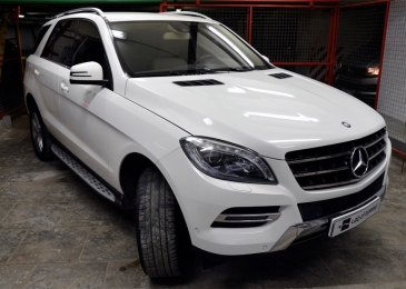 Чип тюнинг Mercedes-Benz ML350 Bluetec 3.0 249hp 2013 года выпуска