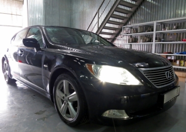 Прошивка на Евро-2 и удаление катализаторов на Lexus LS 460 367hp 2008 года выпуска