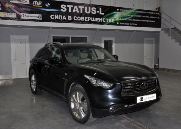 Чип тюнинг, отключение и удаление сажевого фильтра Infiniti QX70 3.0d 238hp 2014 года выпуска