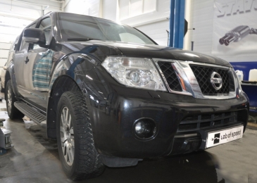 Чип тюнинг и отключение EGR на Nissan Pathfinder 2.5d 190hp 2011 года выпуска