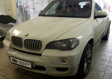 Отключение и удаление сажевого фильтра на BMW X5 E70 3.0d 235hp 2008 года выпуска 