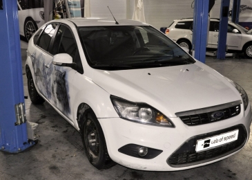 Чип тюнинг и отключение катализатора на Ford Focus 2 2.0 145hp 2010 года выпуска