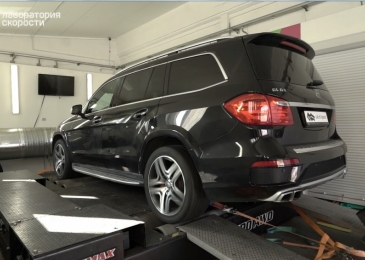 Mercedes GL63 AMG. Плюс 100 лошадей на Stage1?